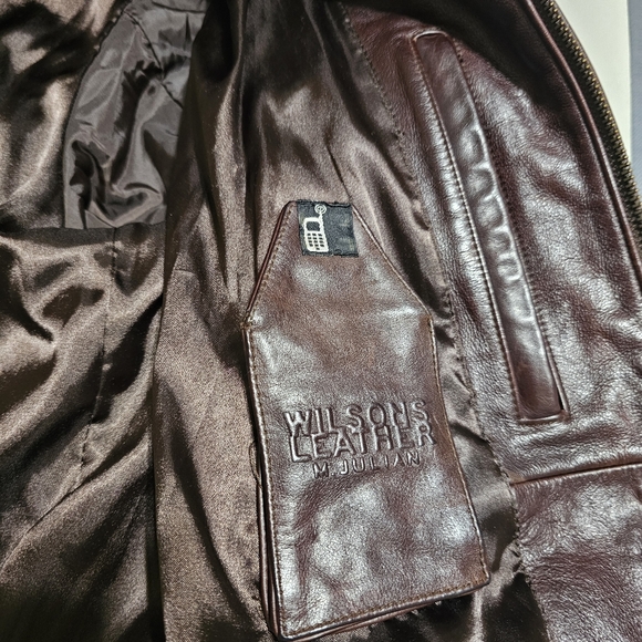 Vintage Wilsons M Julian Leather Bomber XL - Picture 7 of 11